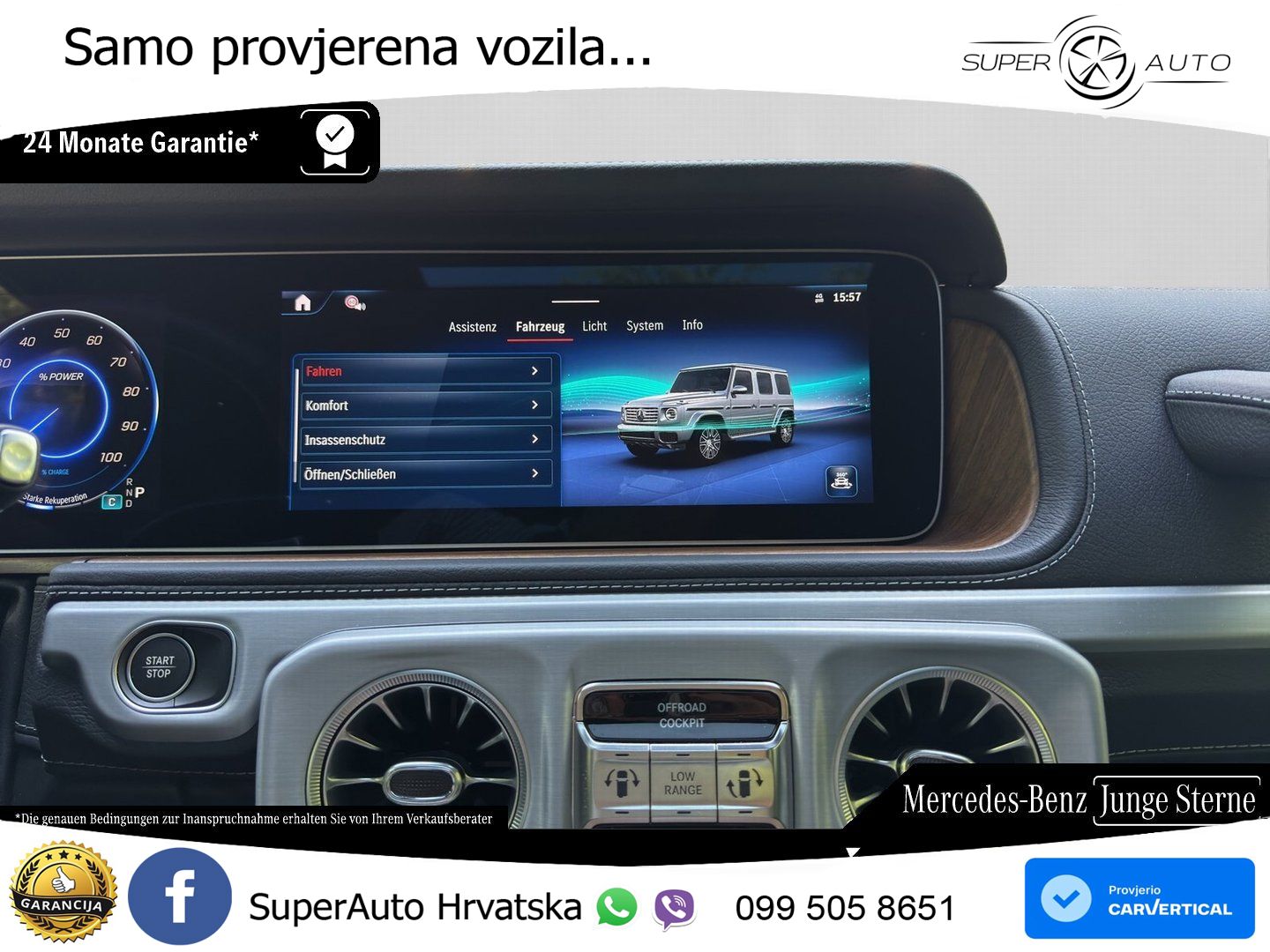 Mercedes G 580 EQ Long 116 kWh (587 KS) 4MATIC Exclusive LED+GR SJED+ACC
