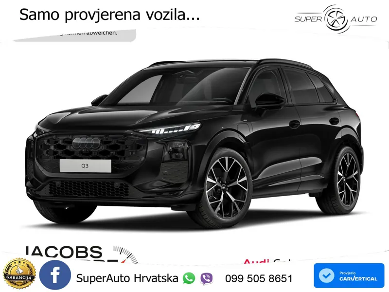 Audi Q3 1.5 TFSIe (272 KS) S tronic LED+GR SJED+ACC