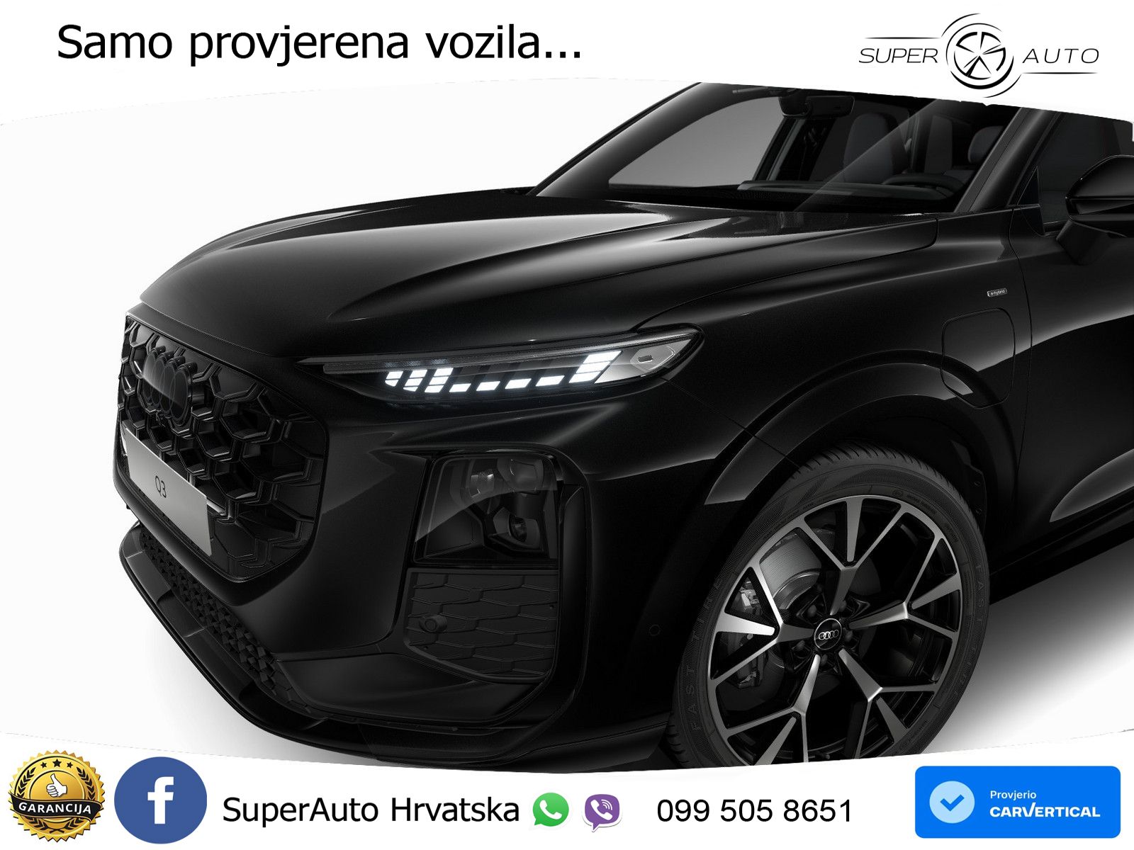 Audi Q3 1.5 TFSIe (272 KS) S tronic LED+GR SJED+ACC