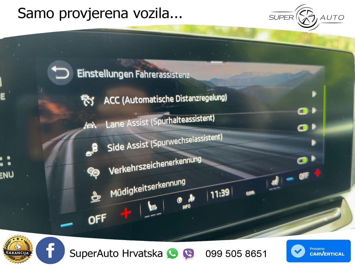 Škoda Octavia Combi 2.0 TDI (150 KS) DSG LED+GR SJED+ACC