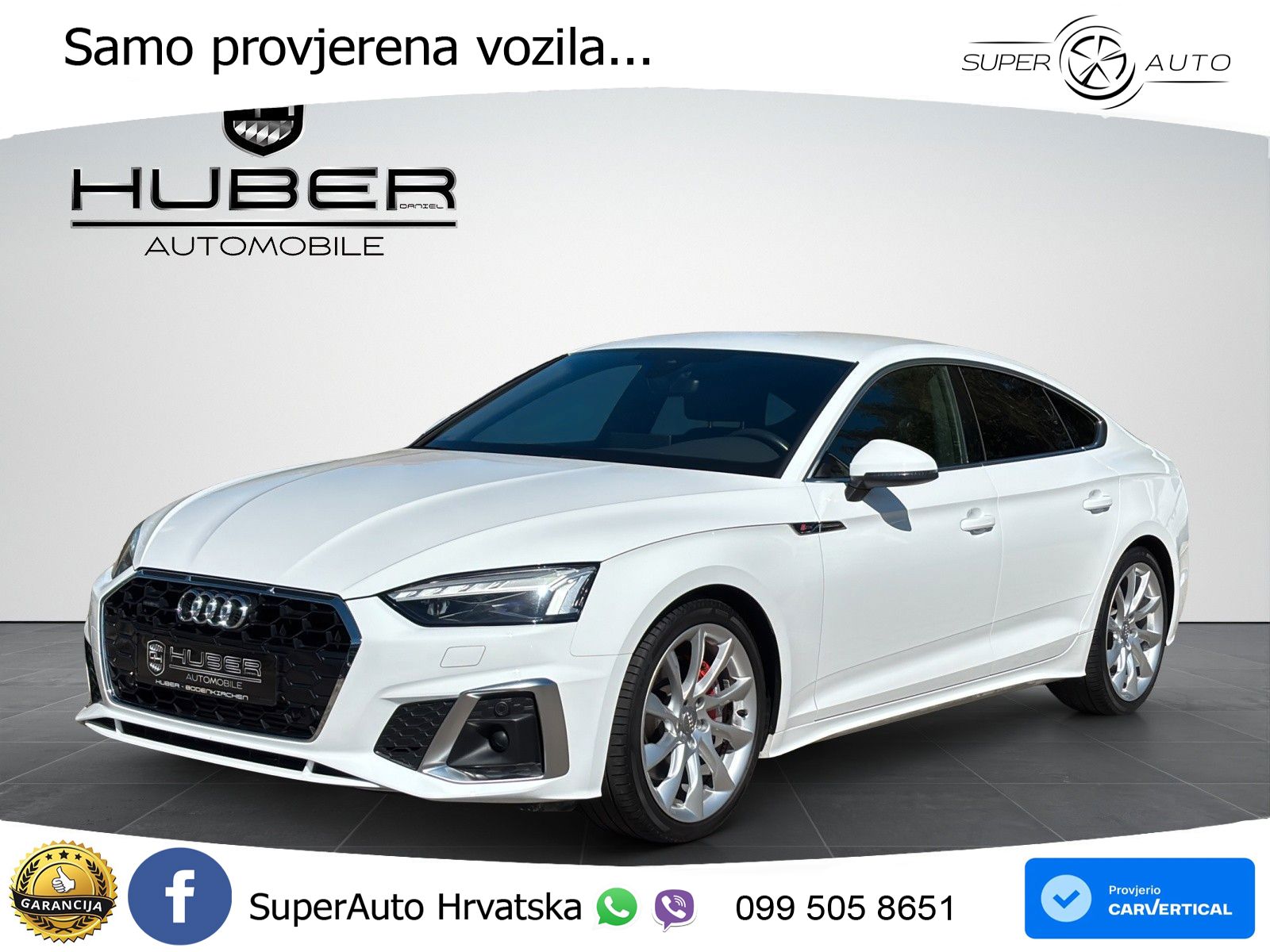 Audi A5 Sportback 45 TFSI (265 KS) quattro S tronic S line MATRIX+GR SJED+KAM