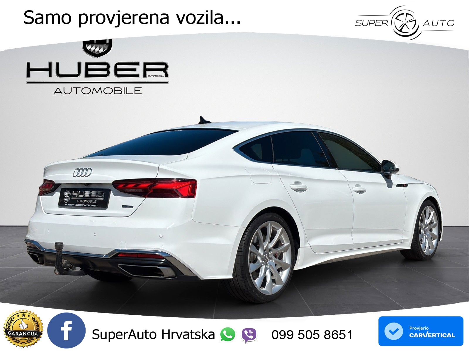 Audi A5 Sportback 45 TFSI (265 KS) quattro S tronic S line MATRIX+GR SJED+KAM