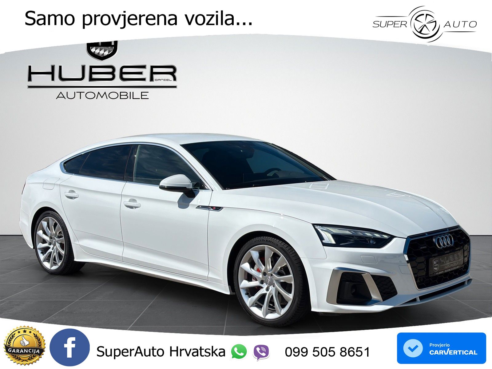 Audi A5 Sportback 45 TFSI (265 KS) quattro S tronic S line MATRIX+GR SJED+KAM