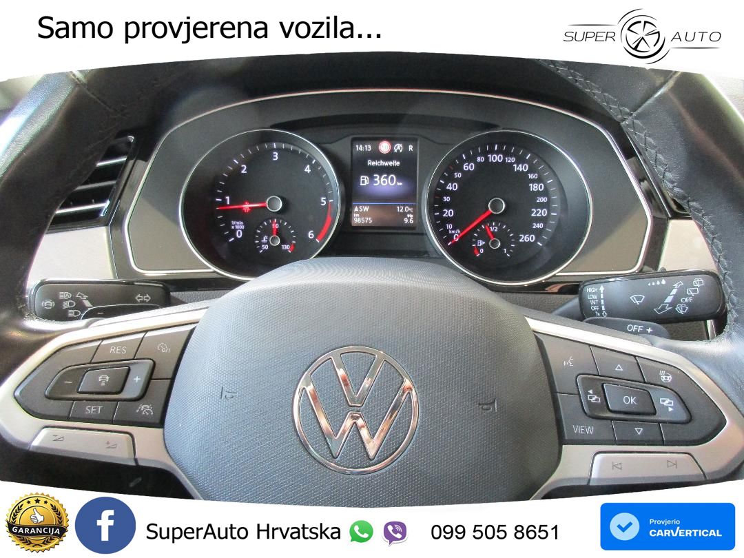 Volkswagen Passat Variant 2.0 TDI (150 KS) DSG Business MATRIX+GR SJED+KAM