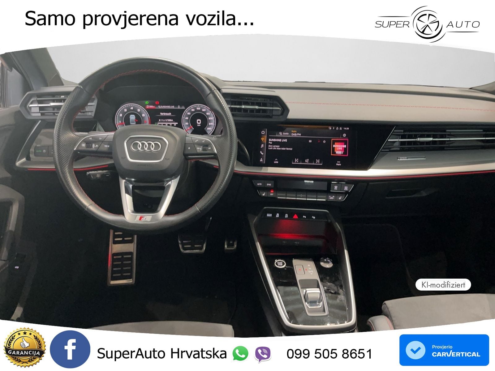 Audi A3 Limuzina 35 TFSI (150 KS) S tronic S line LED+GR SJED+ACC