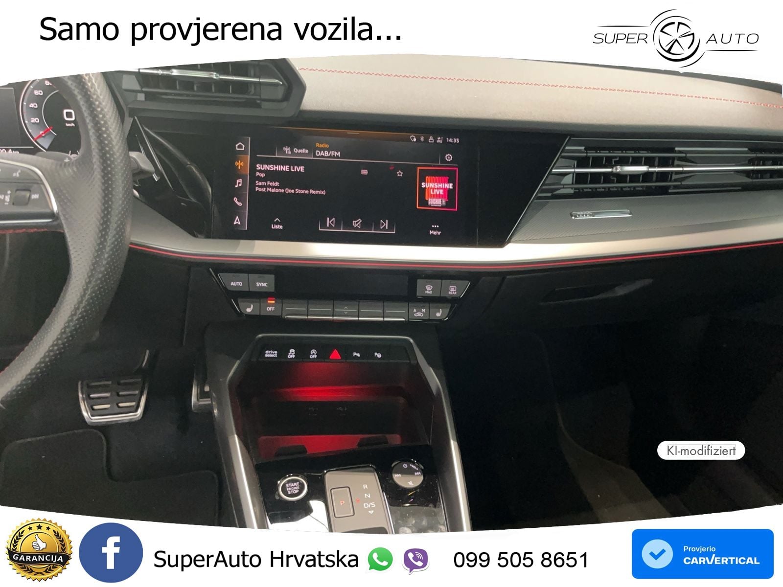 Audi A3 Limuzina 35 TFSI (150 KS) S tronic S line LED+GR SJED+ACC