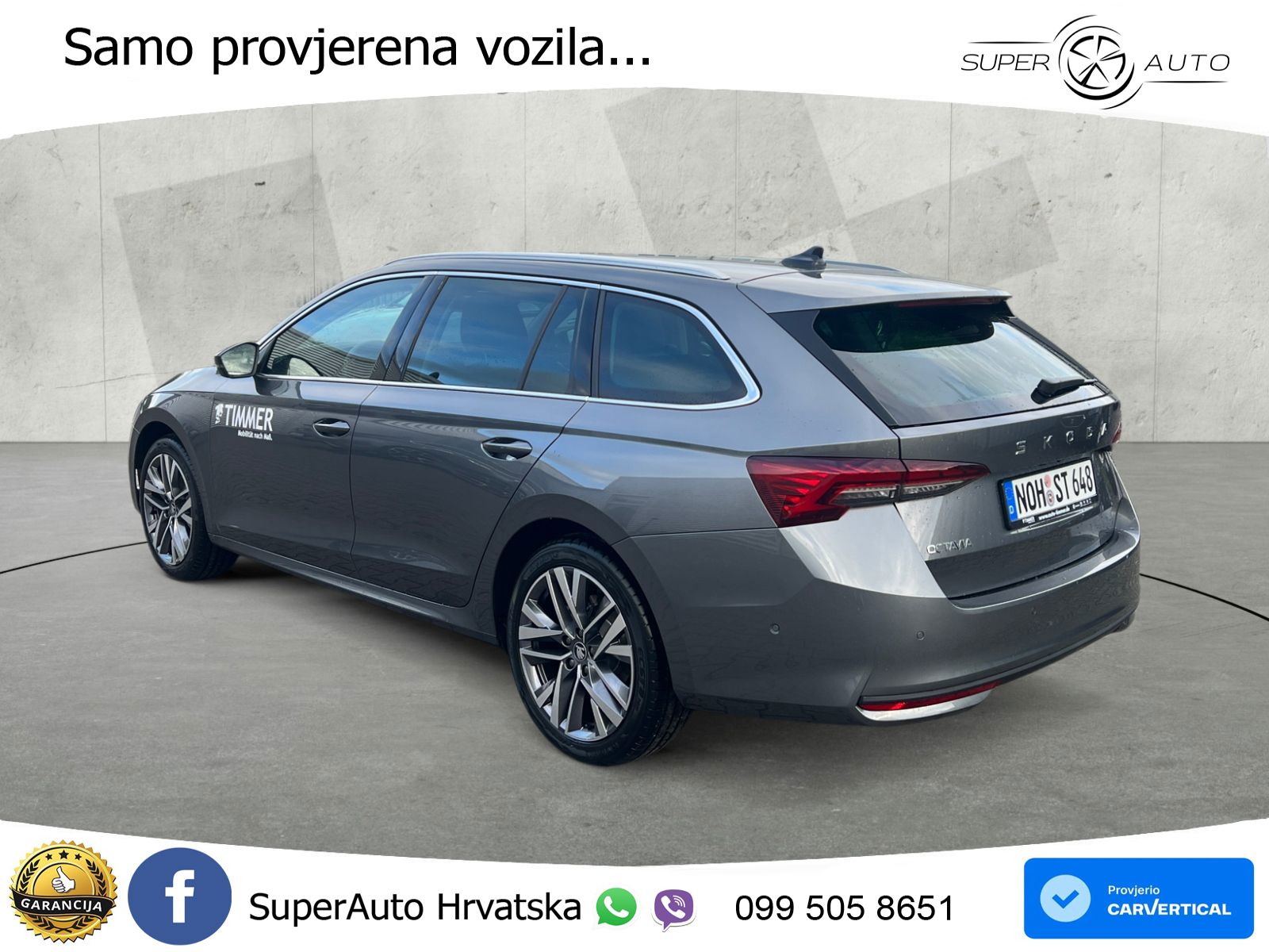 Škoda Octavia Combi 1.5 TSI (150 KS) DSG MATRIX+GR SJED+KAM