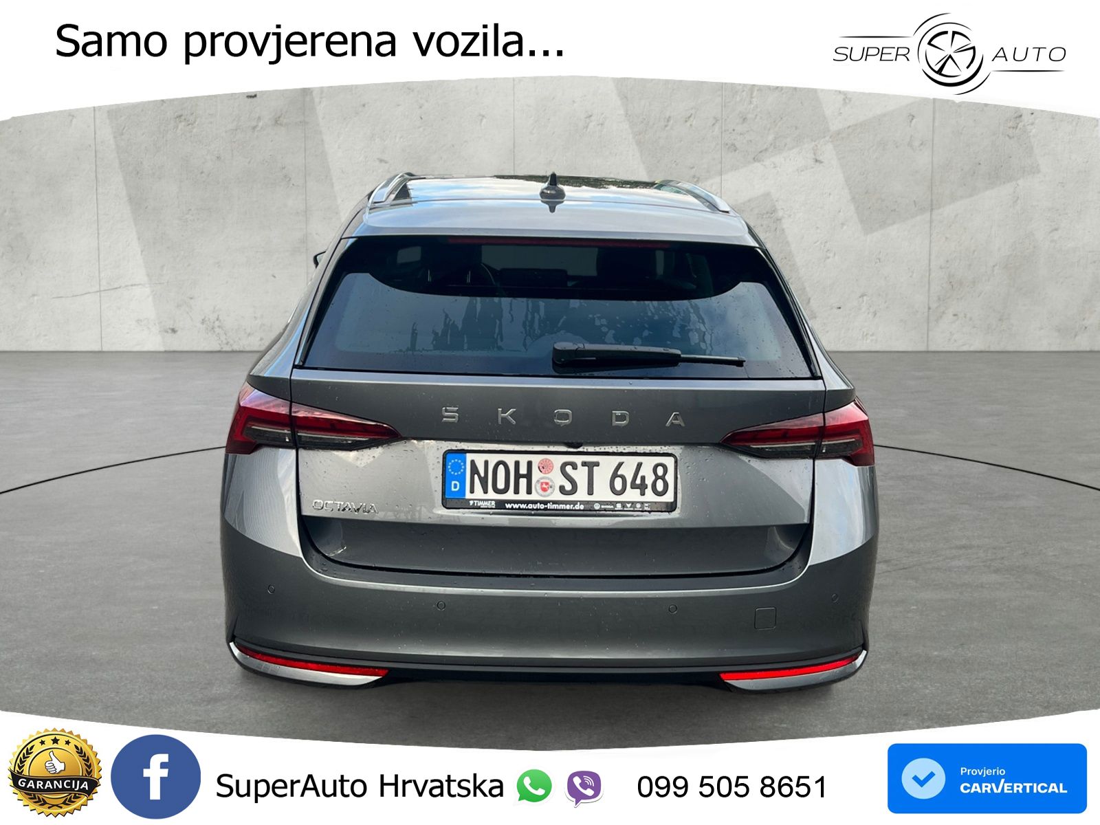 Škoda Octavia Combi 1.5 TSI (150 KS) DSG MATRIX+GR SJED+KAM