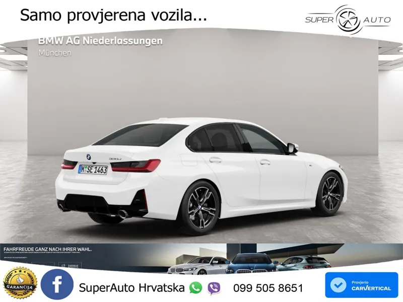 BMW 320d (190 KS) Steptronic M Sport LED+GR SJED+ACC