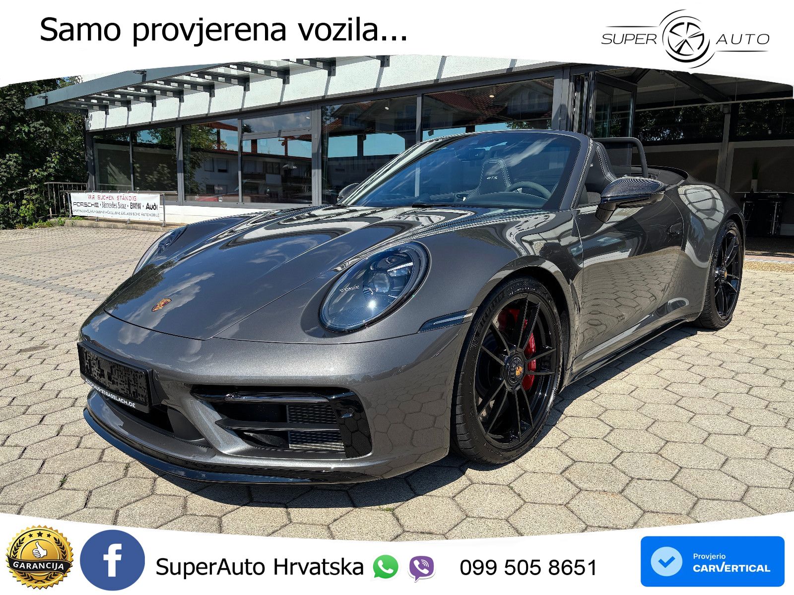 Porsche 911 Carrera 4 GTS Cabriolet 3.0 (480 KS) PDK
