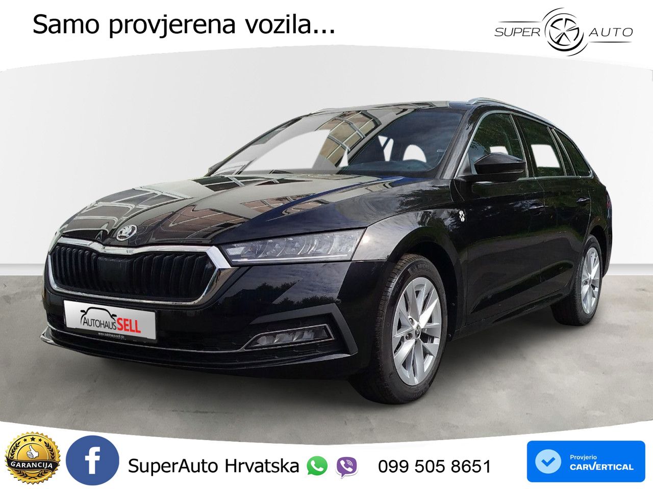 Škoda Octavia Combi 2.0 TDI (150 KS) DSG LED+GR SJED+ACC