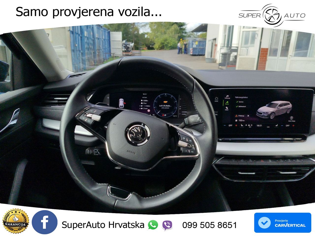 Škoda Octavia Combi 2.0 TDI (150 KS) DSG LED+GR SJED+ACC