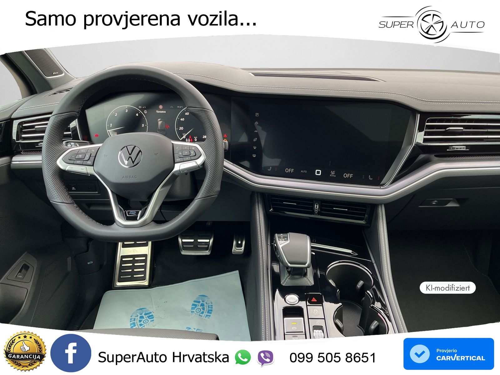 Volkswagen Touareg 3.0 V6 TDI (286 KS) 4MOTION Tiptronic ZRAČNI+ACC+GR SJED+KAM+PANO