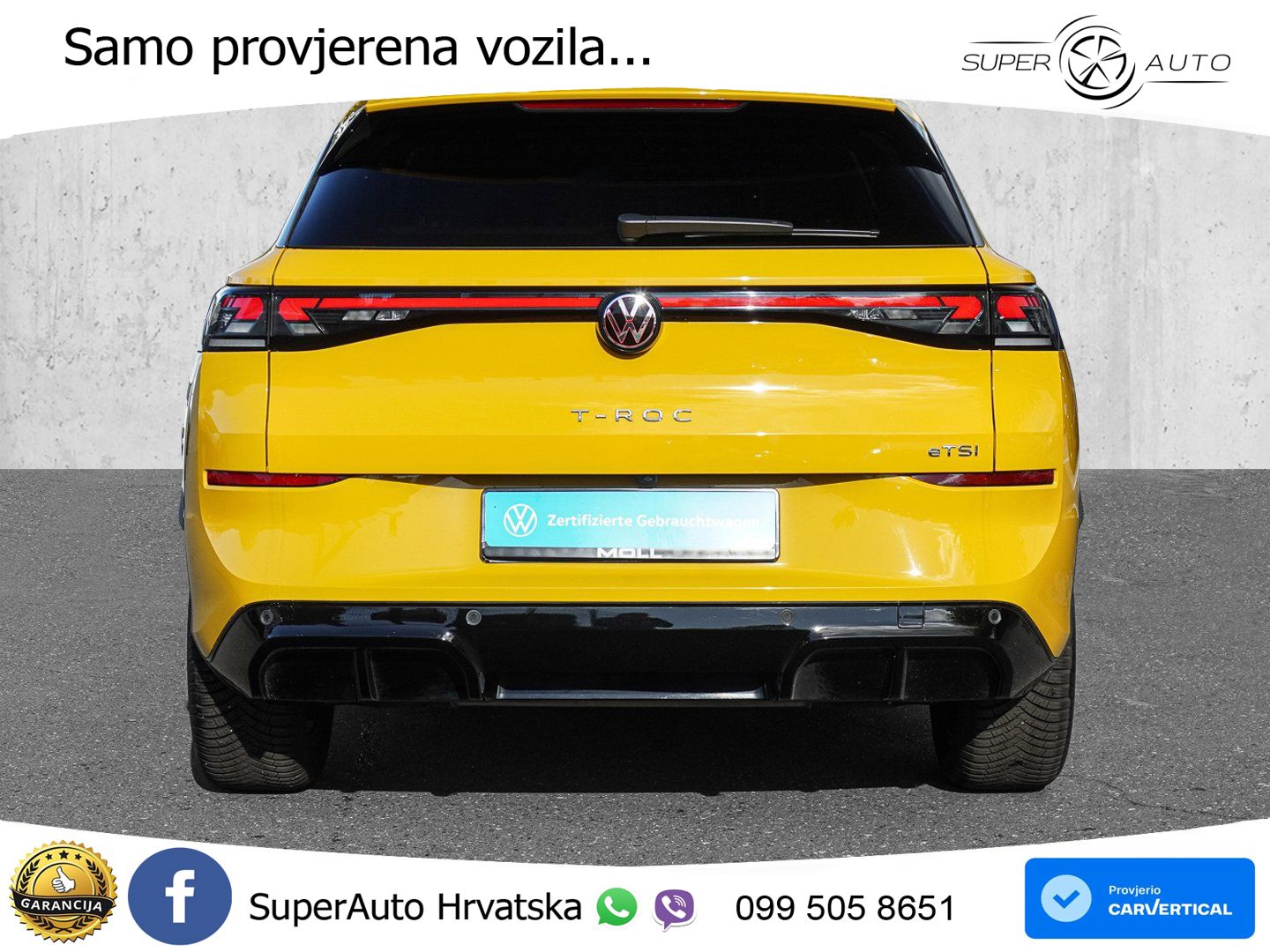 Volkswagen T-Roc 1.5 eTSI (150 KS)  DSG R-Line LED+GR SJED+ACC