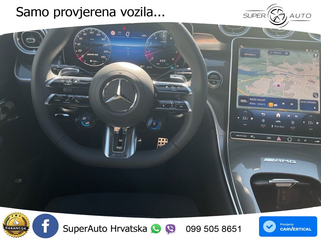 Mercedes AMG GLC 53 (449 KS) 4MATIC+ AMG SPEEDSHIFT TCT 9G ACC+HEAD+GR SJED+360+PANO