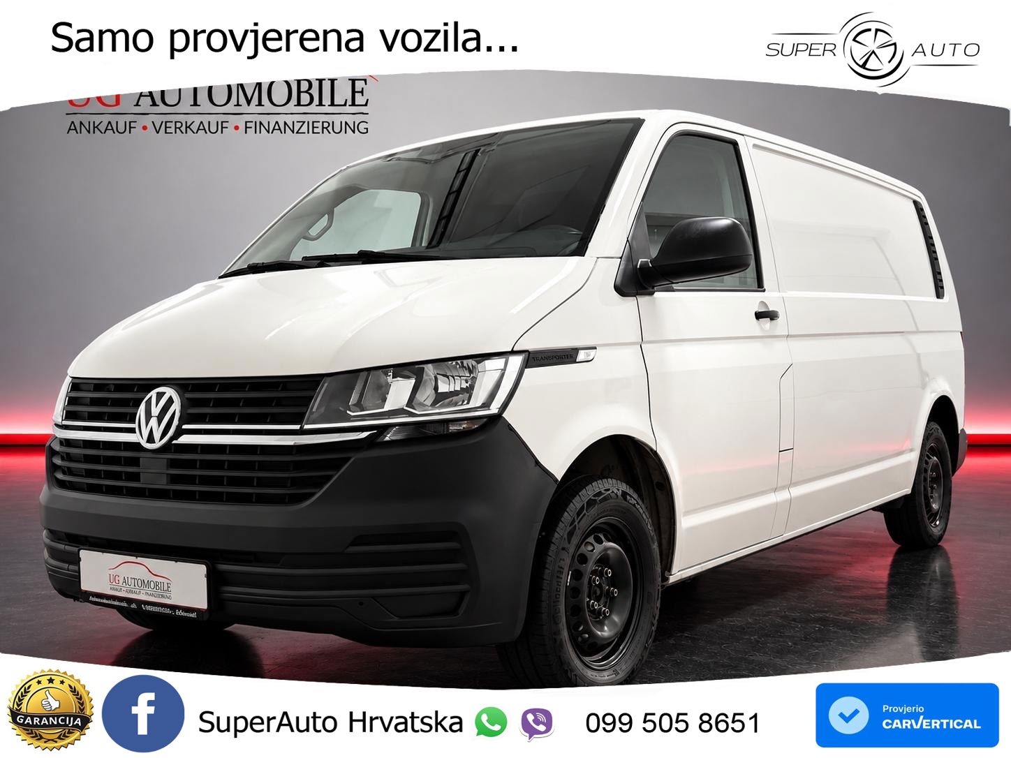 Volkswagen T6.1 Transporter Kasten FWD lang * 1.H* KLIMA * 110 KS