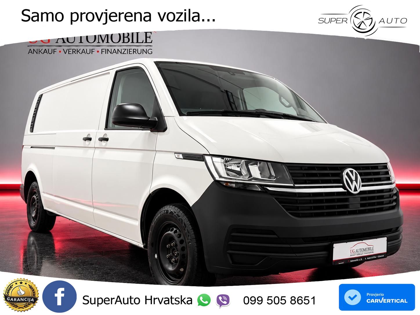 Volkswagen T6.1 Transporter Kasten FWD lang * 1.H* KLIMA * 110 KS