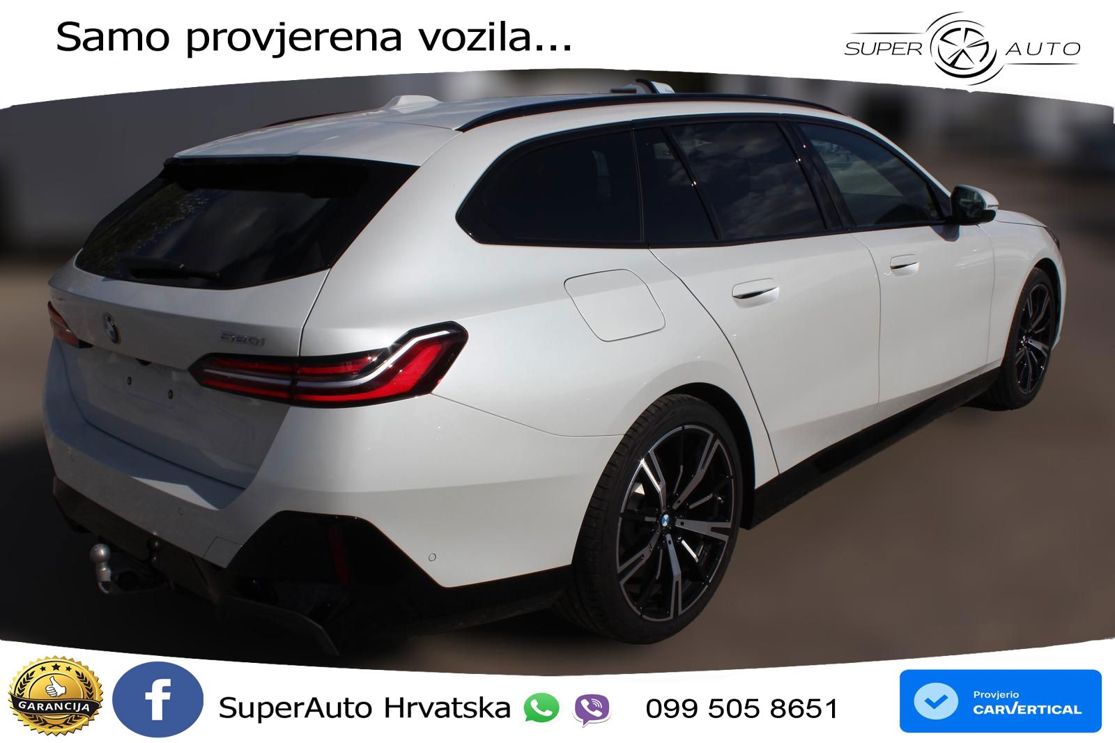 BMW 520i Touring (208 KS) Steptronic M Sport LED+GR SJED+ACC