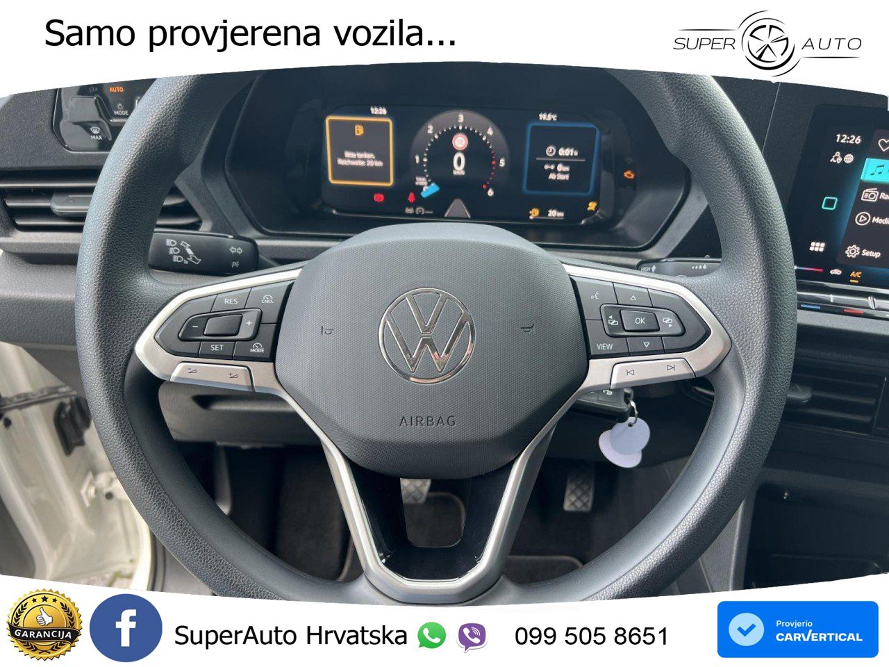 Volkswagen Caddy 2.0 TDI Cargo GJR+KLIMA+APP-CONNECT+RADIO 102 KS