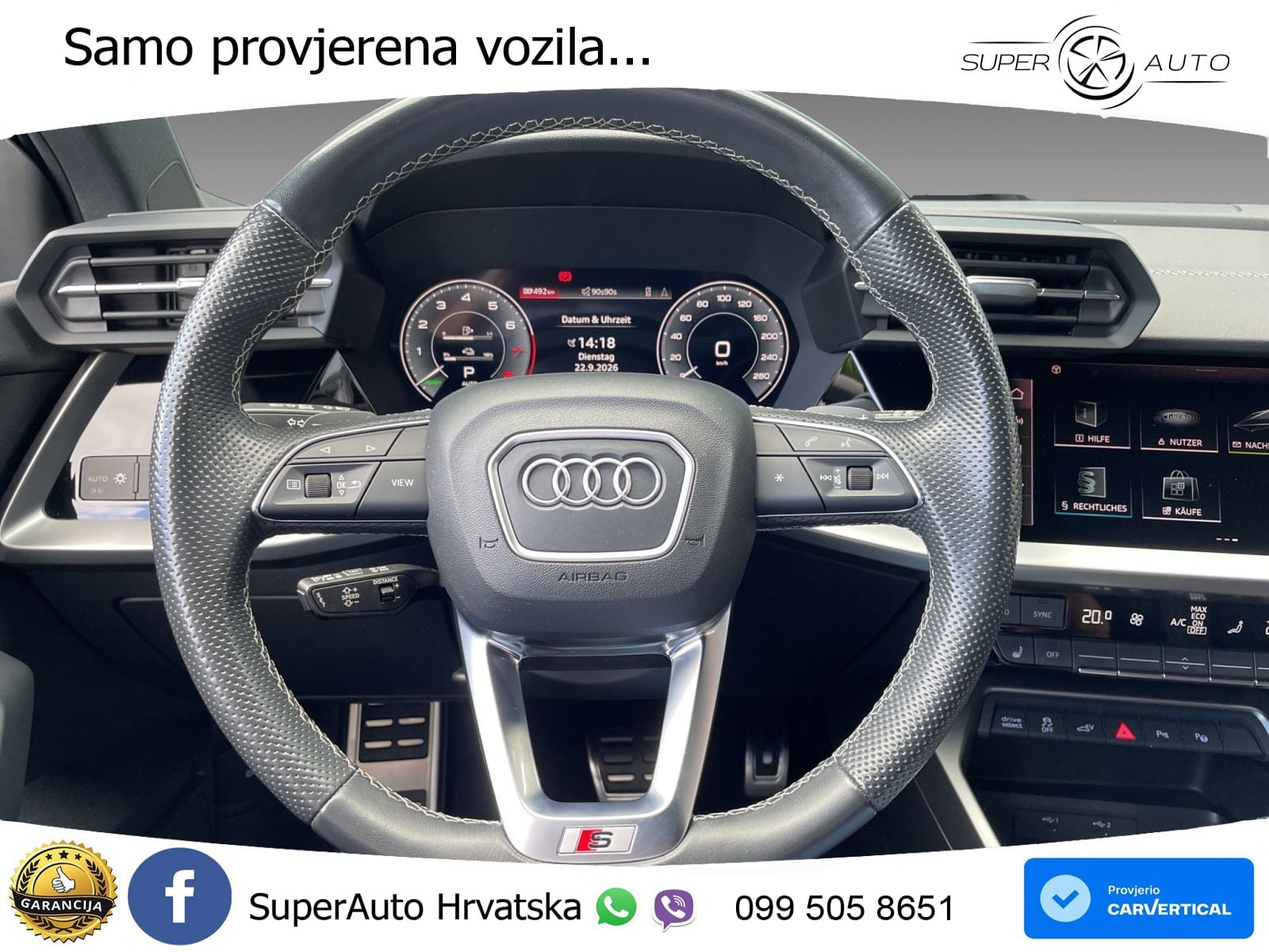 Audi A3 45 TFSIe (245 KS) S tronic S line LED+GR SJED+ACC