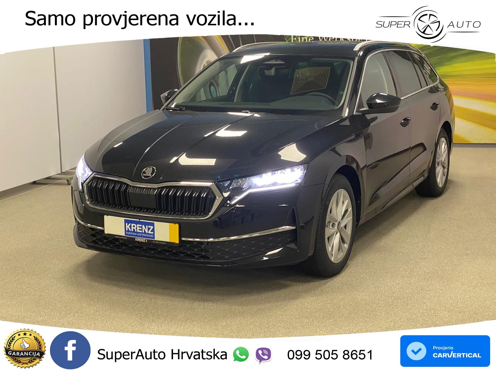 Škoda Octavia Combi 2.0 TDI (150 KS) DSG Selection LED+GR SJED+ACC