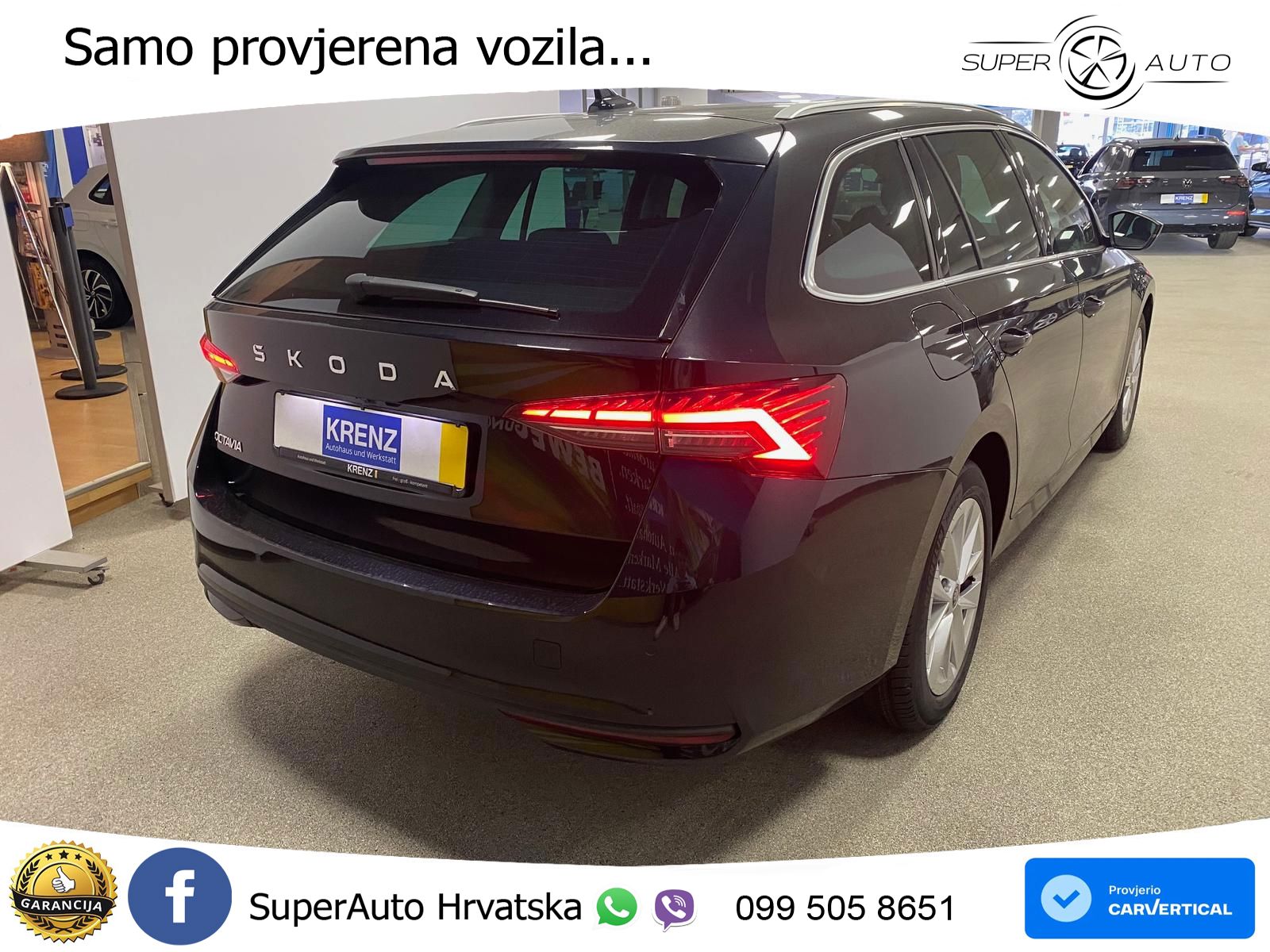 Škoda Octavia Combi 2.0 TDI (150 KS) DSG Selection LED+GR SJED+ACC