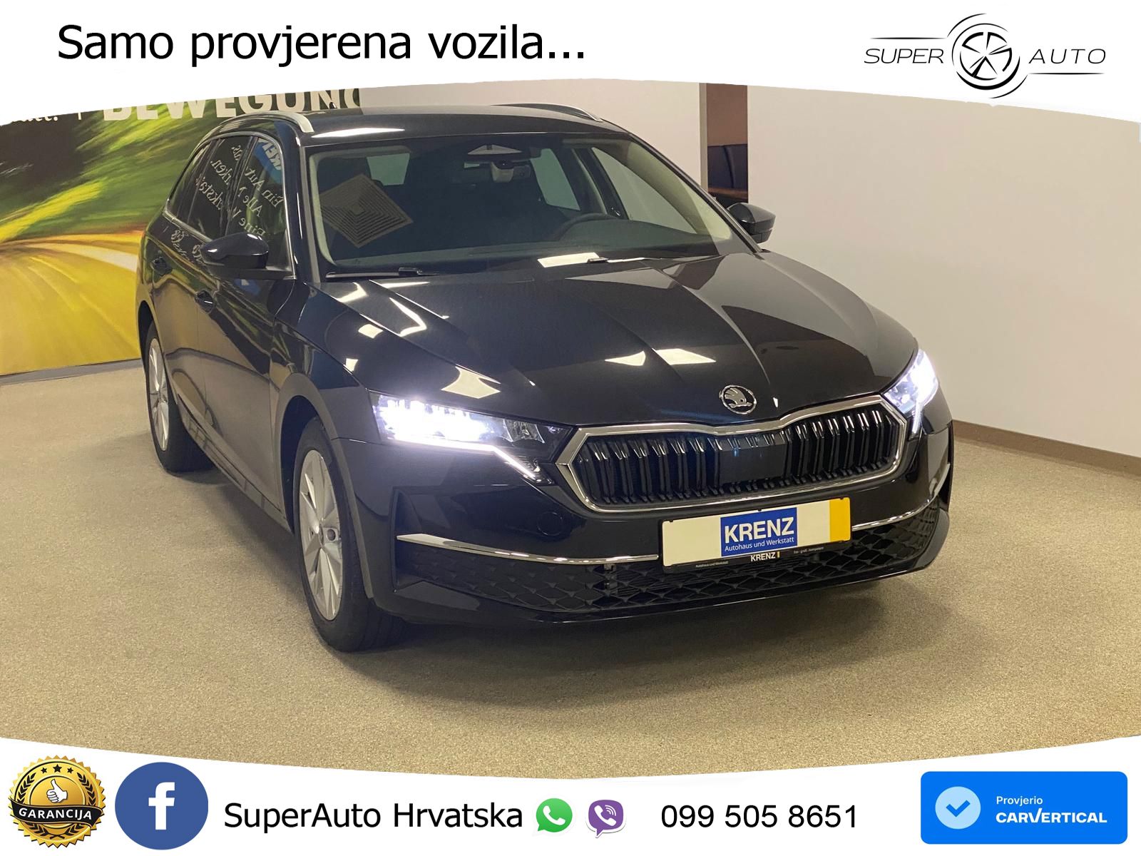 Škoda Octavia Combi 2.0 TDI (150 KS) DSG Selection LED+GR SJED+ACC