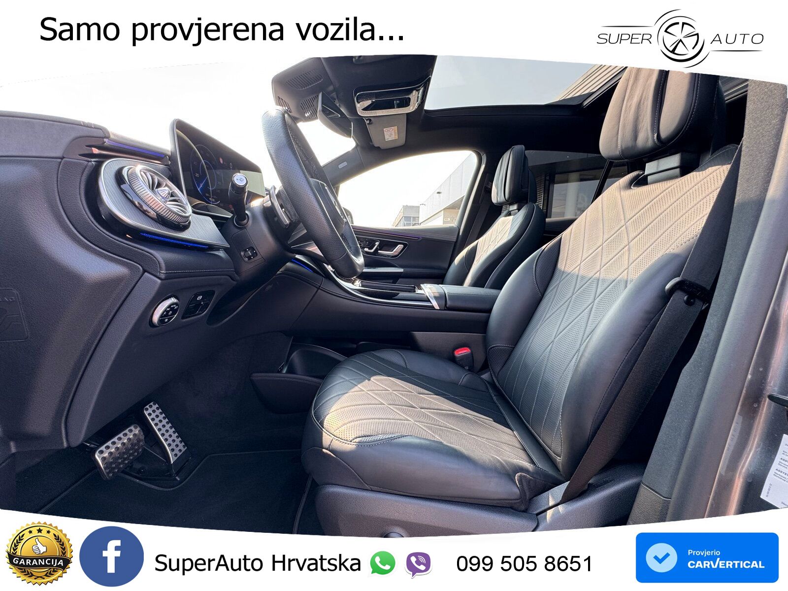 Mercedes EQE SUV 350+ 105 kWh (292 KS) AMG ZRAČNI+ACC+GR SJED+KAM+PANO