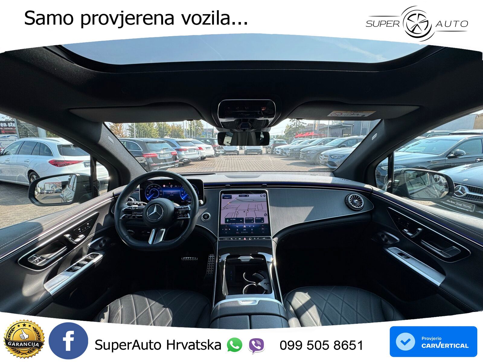 Mercedes EQE SUV 350+ 105 kWh (292 KS) AMG ZRAČNI+ACC+GR SJED+KAM+PANO