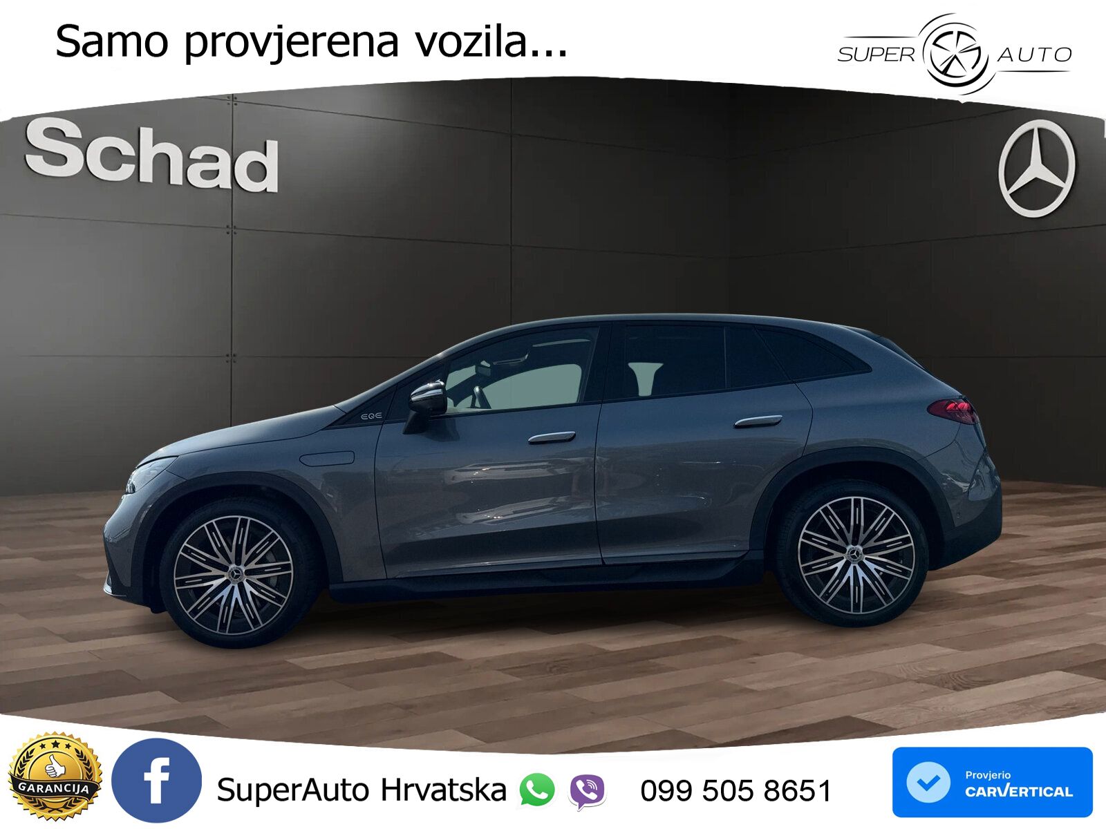 Mercedes EQE SUV 350+ 105 kWh (292 KS) AMG ZRAČNI+ACC+GR SJED+KAM+PANO