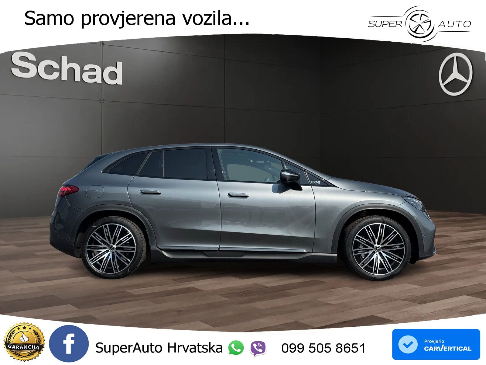 Mercedes EQE SUV 350+ 105 kWh (292 KS) AMG ZRAČNI+ACC+GR SJED+KAM+PANO