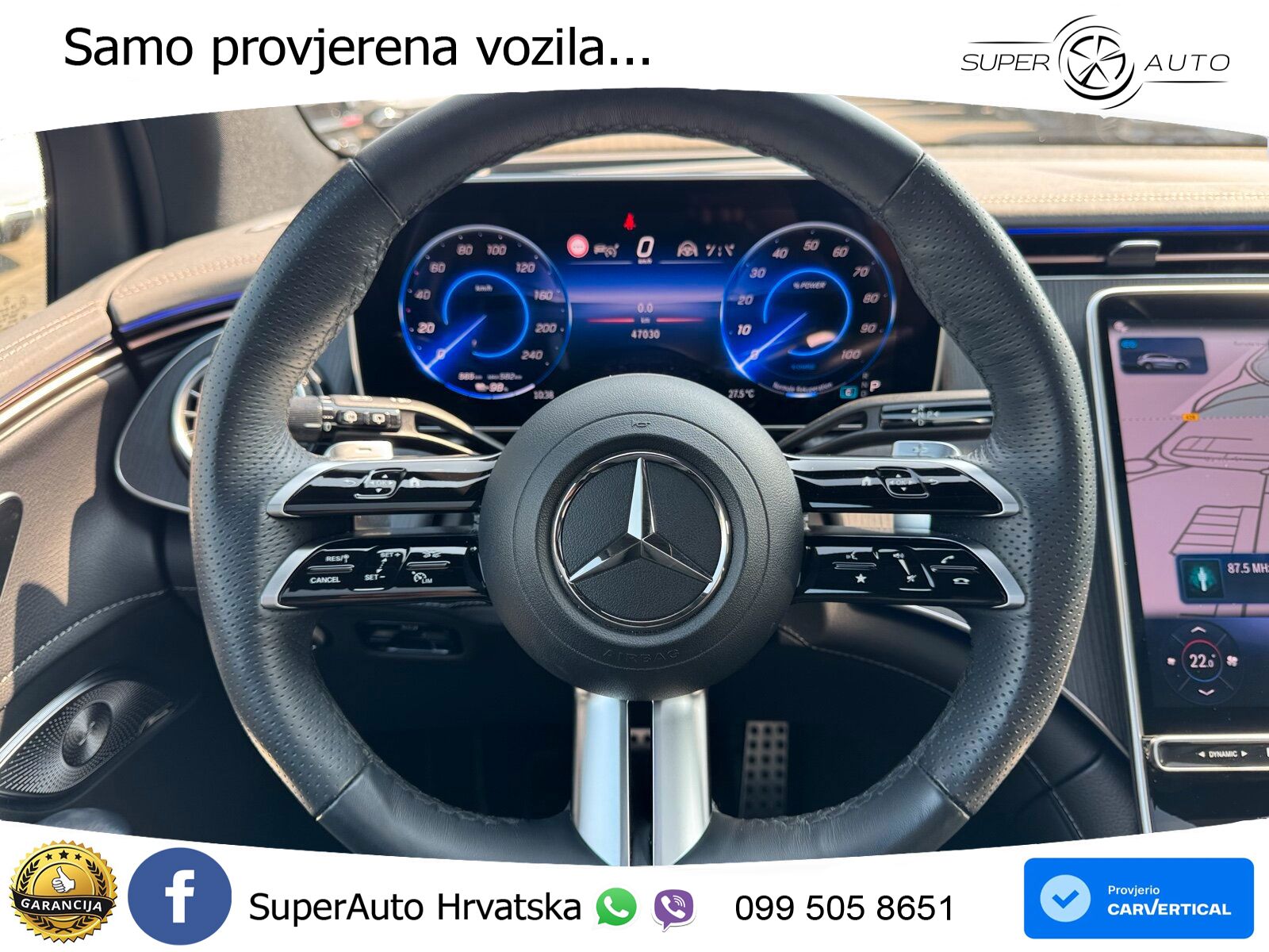 Mercedes EQE SUV 350+ 105 kWh (292 KS) AMG ZRAČNI+ACC+GR SJED+KAM+PANO