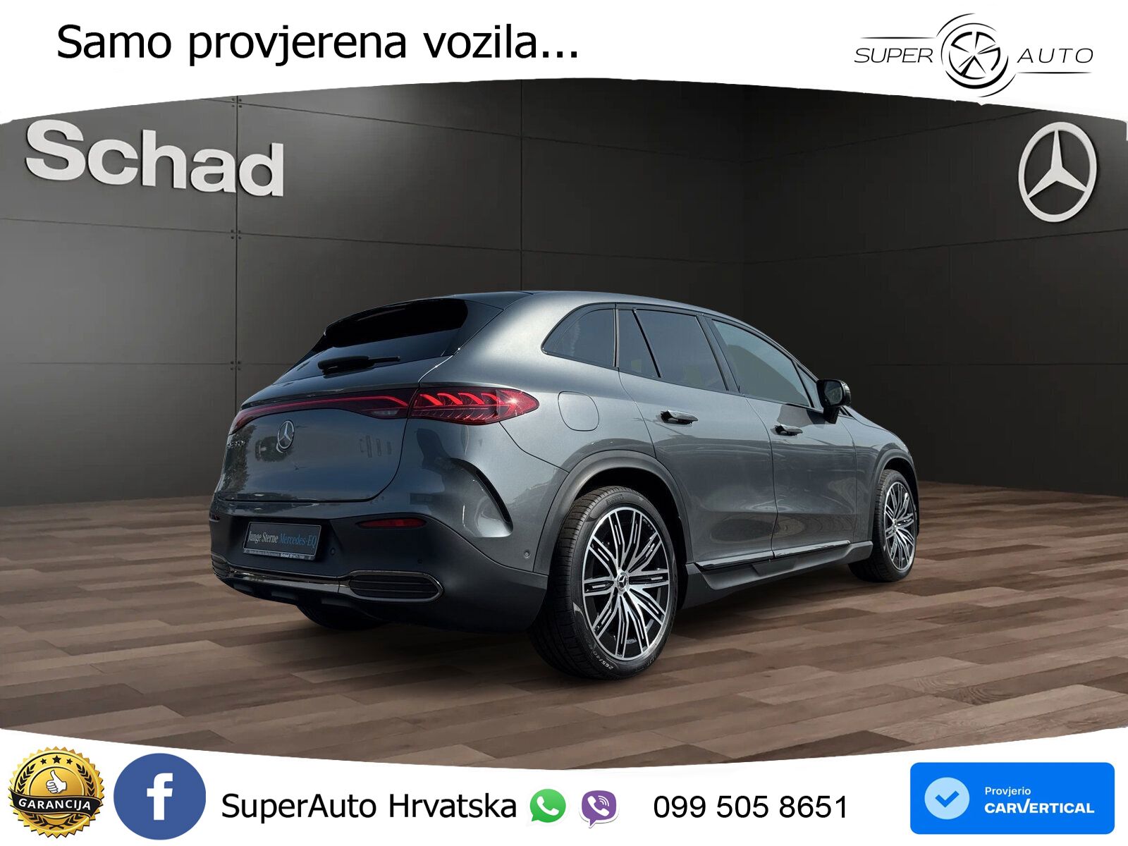 Mercedes EQE SUV 350+ 105 kWh (292 KS) AMG ZRAČNI+ACC+GR SJED+KAM+PANO