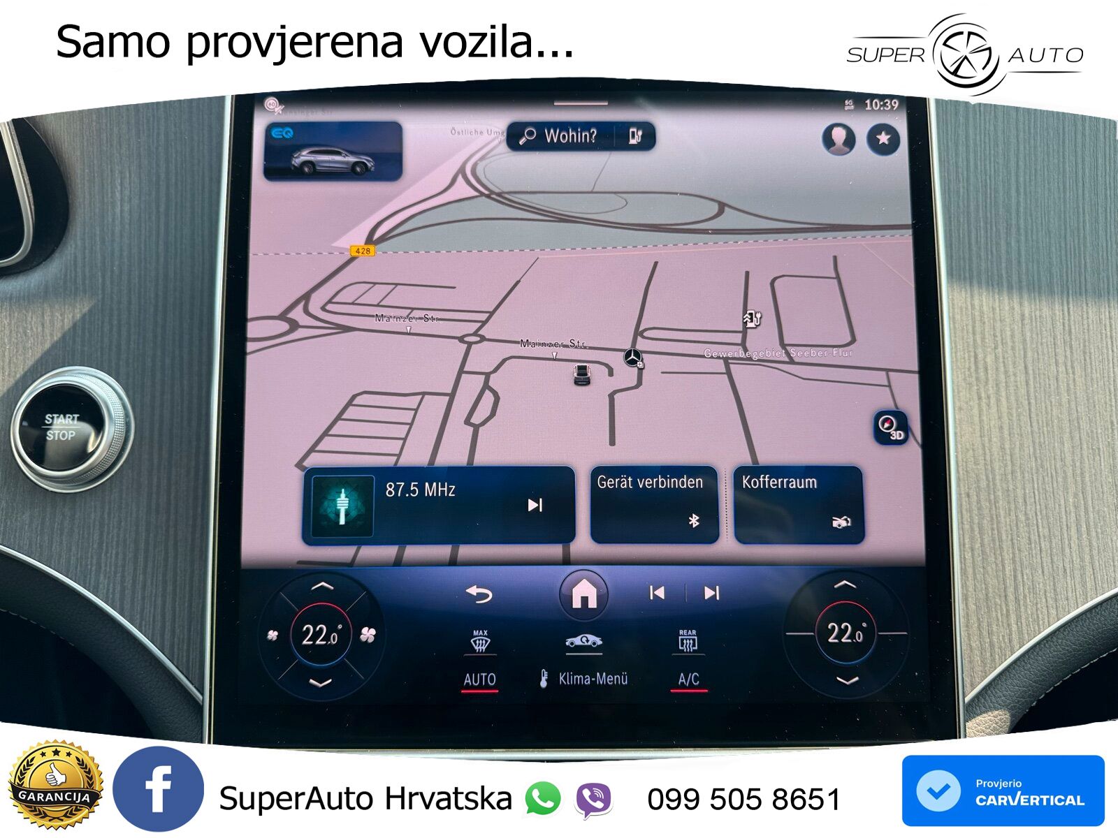 Mercedes EQE SUV 350+ 105 kWh (292 KS) AMG ZRAČNI+ACC+GR SJED+KAM+PANO