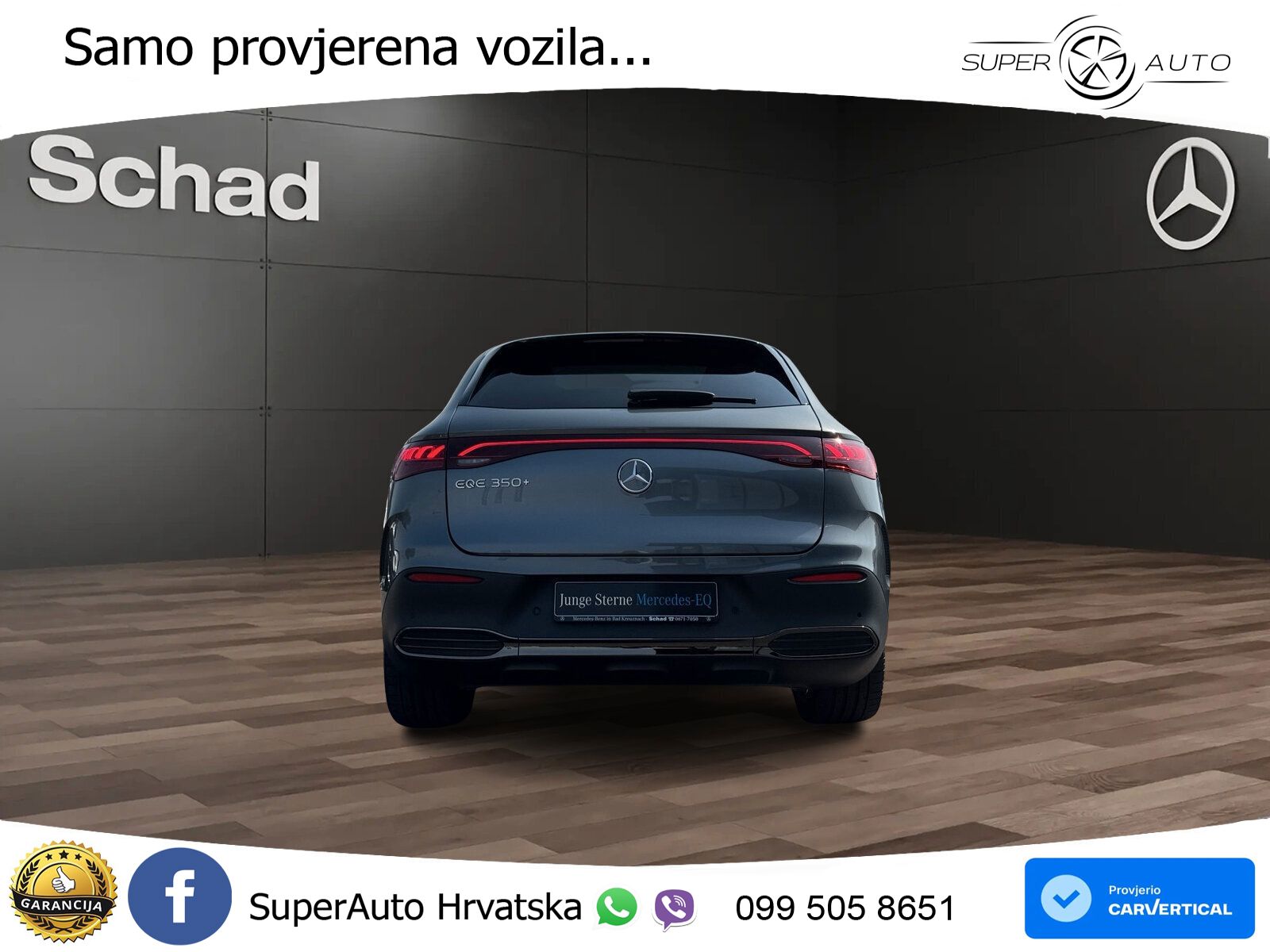 Mercedes EQE SUV 350+ 105 kWh (292 KS) AMG ZRAČNI+ACC+GR SJED+KAM+PANO