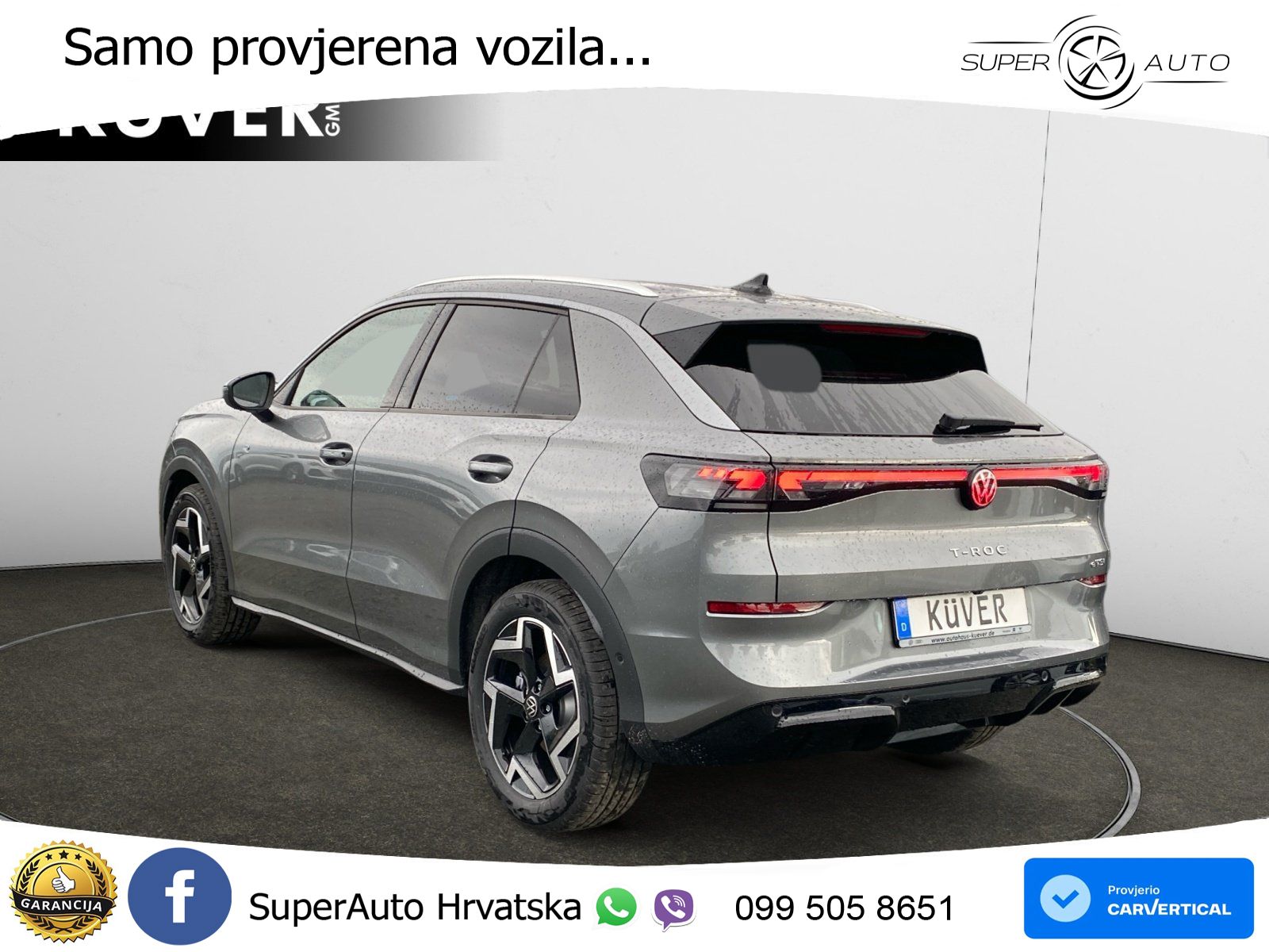 Volkswagen T-Roc 1.5 eTSI (150 KS)  DSG R-Line LED+GR SJED+ACC