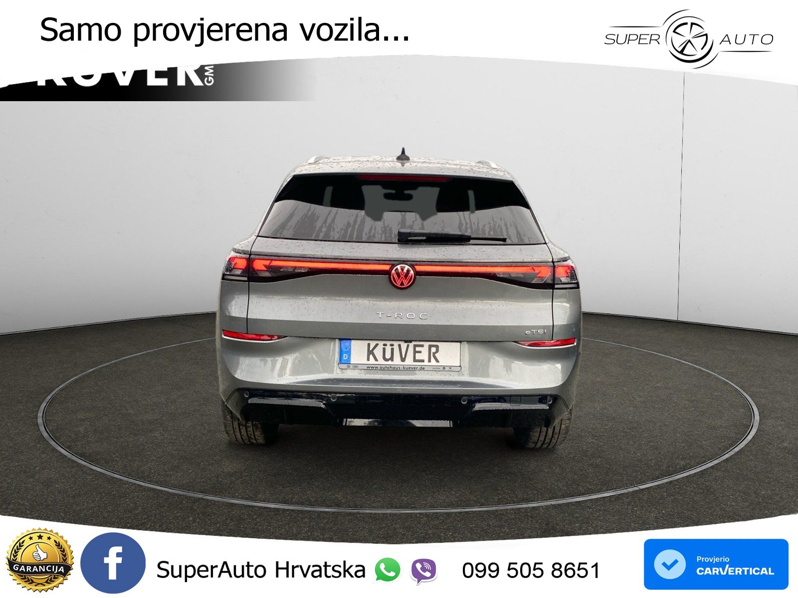 Volkswagen T-Roc 1.5 eTSI (150 KS)  DSG R-Line LED+GR SJED+ACC