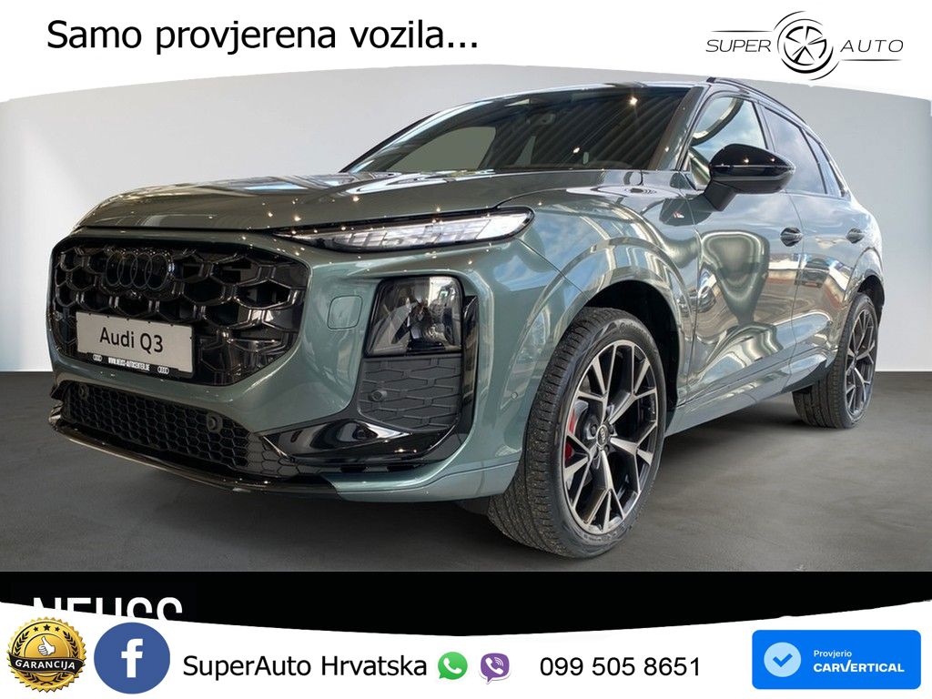 Audi Q3 2.0 TFSI (265 KS) quattro S tronic S line LED+GR SJED+ACC
