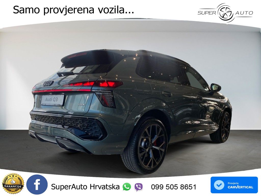 Audi Q3 2.0 TFSI (265 KS) quattro S tronic S line LED+GR SJED+ACC