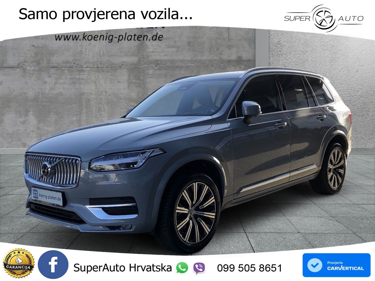 Volvo XC90 2.0 B5 Diesel AWD Automatic LED+GR SJED+ACC