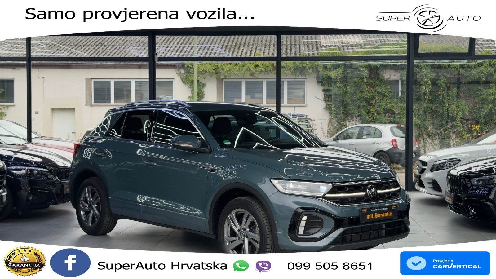 Volkswagen T-Roc 2.0 TSI (190 KS) 4M DSG R-Line LED+GR SJED+ACC