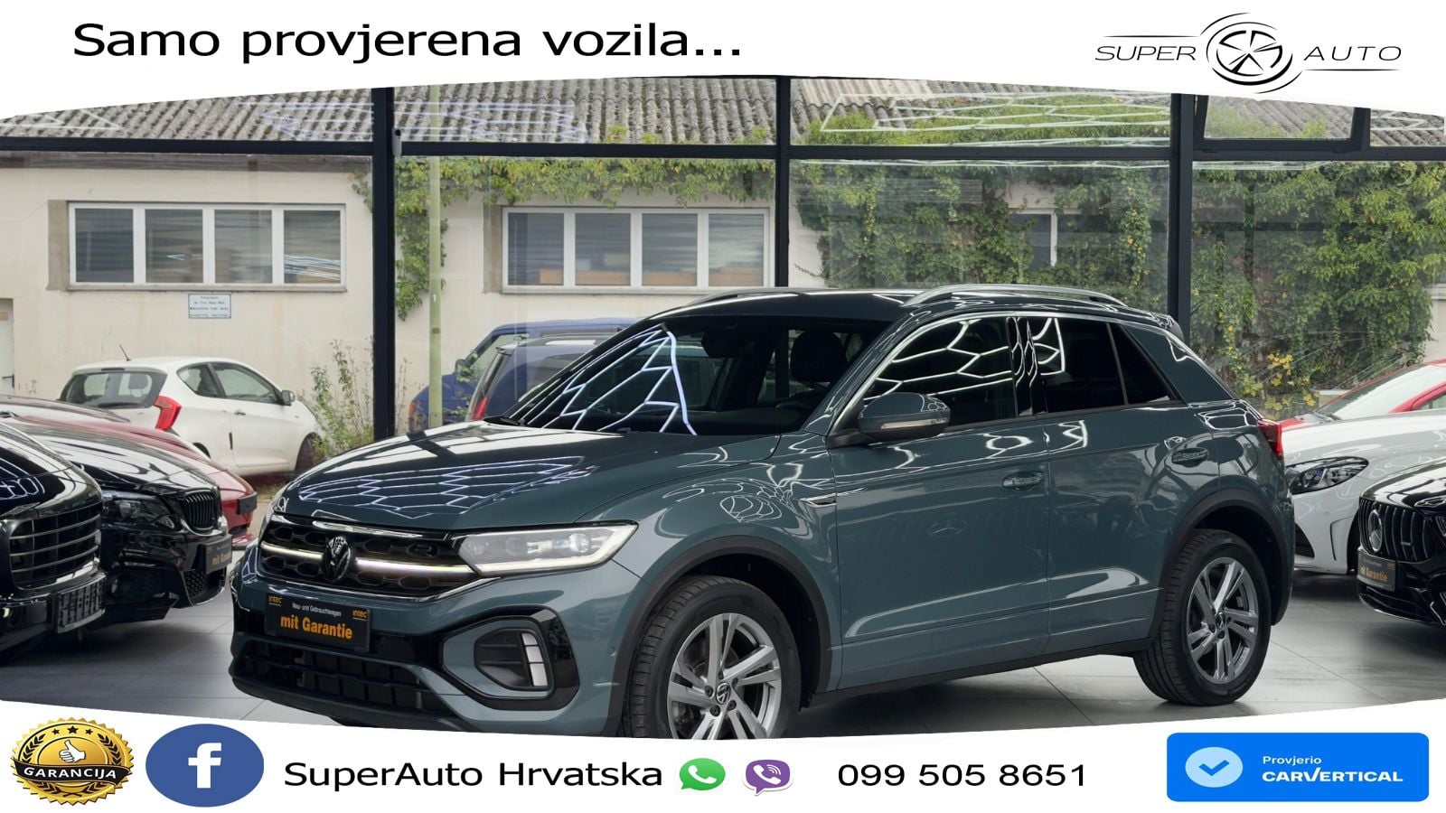 Volkswagen T-Roc 2.0 TSI (190 KS) 4M DSG R-Line LED+GR SJED+ACC