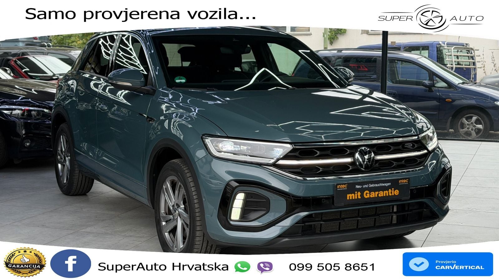 Volkswagen T-Roc 2.0 TSI (190 KS) 4M DSG R-Line LED+GR SJED+ACC