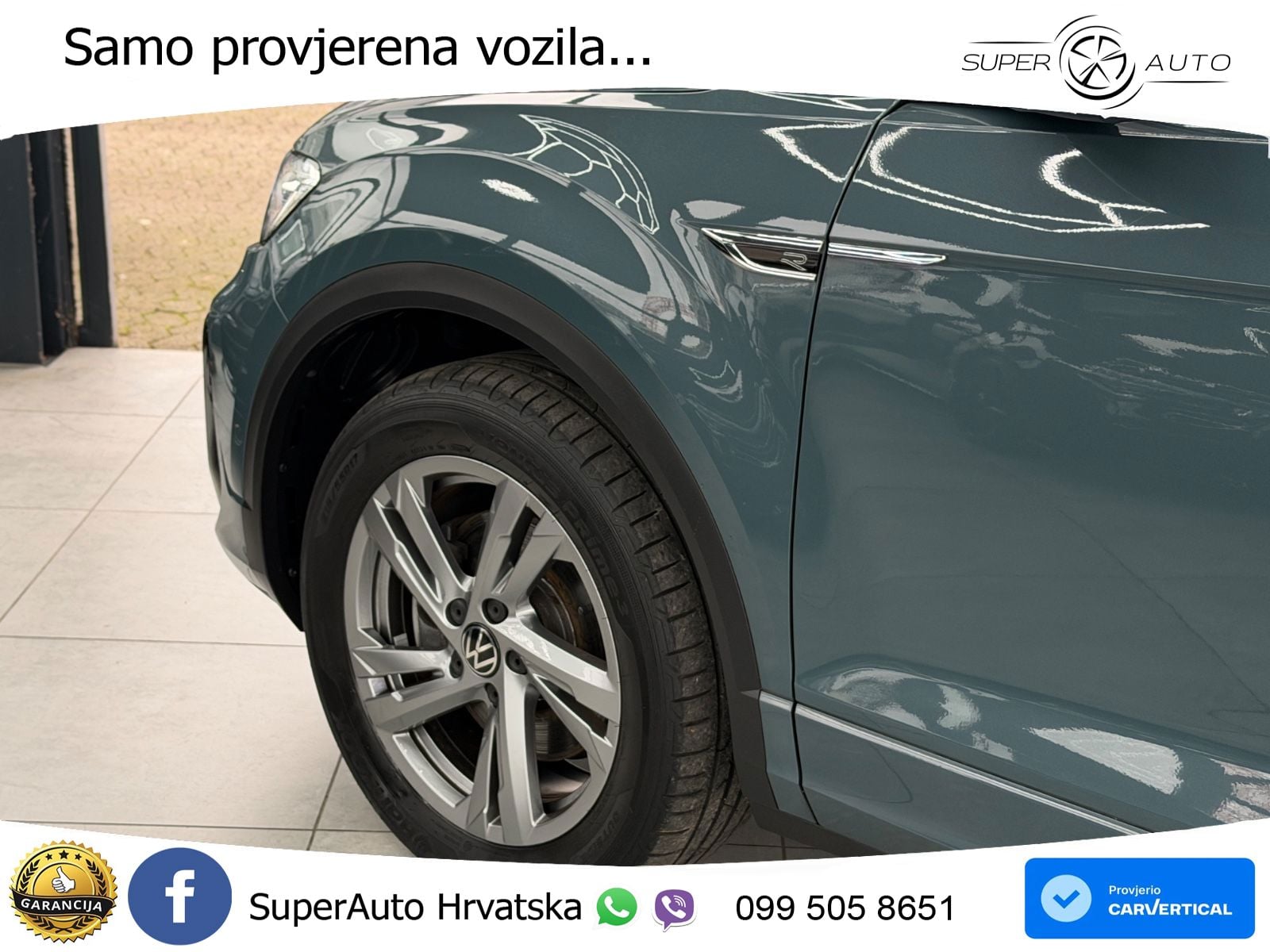 Volkswagen T-Roc 2.0 TSI (190 KS) 4M DSG R-Line LED+GR SJED+ACC