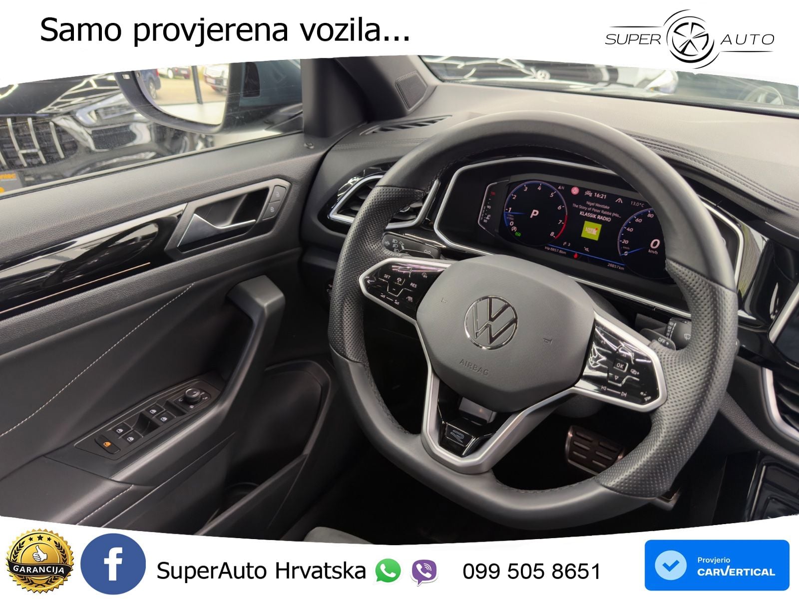 Volkswagen T-Roc 2.0 TSI (190 KS) 4M DSG R-Line LED+GR SJED+ACC