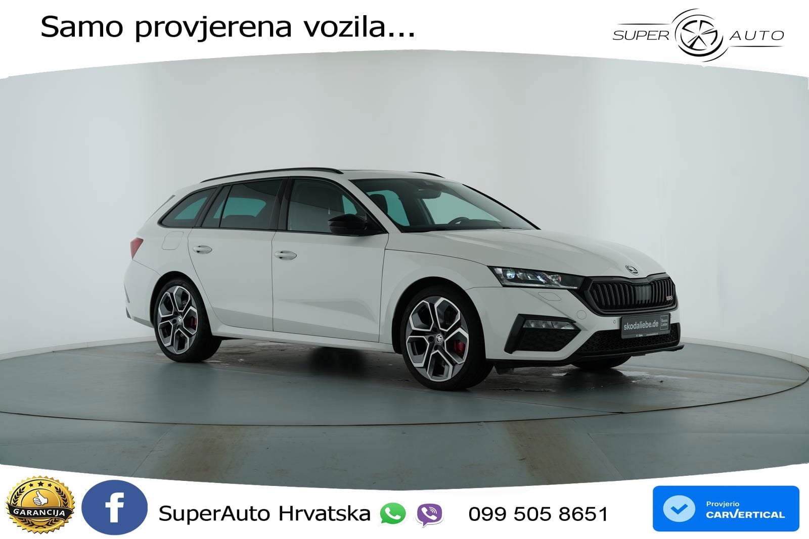 Škoda Octavia Combi RS 2.0 TSI (245 KS) DSG MATRIX+GR SJED+KAM