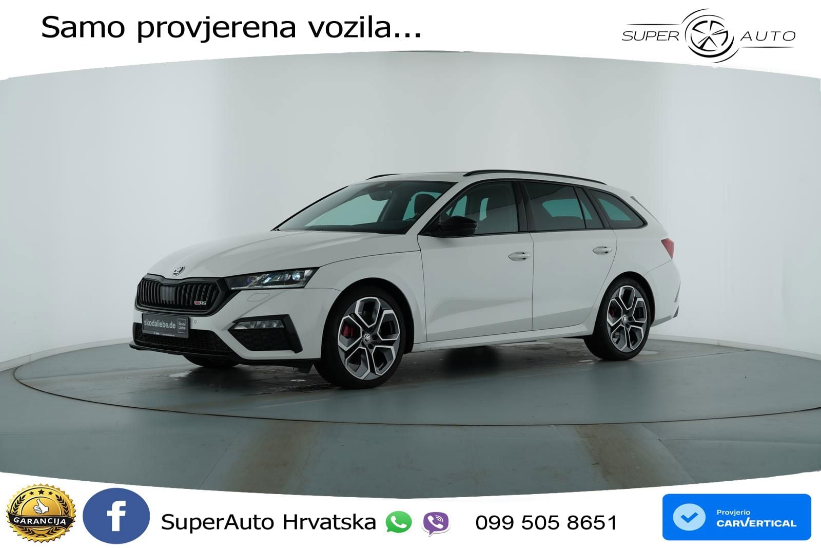 Škoda Octavia Combi RS 2.0 TSI (245 KS) DSG MATRIX+GR SJED+KAM