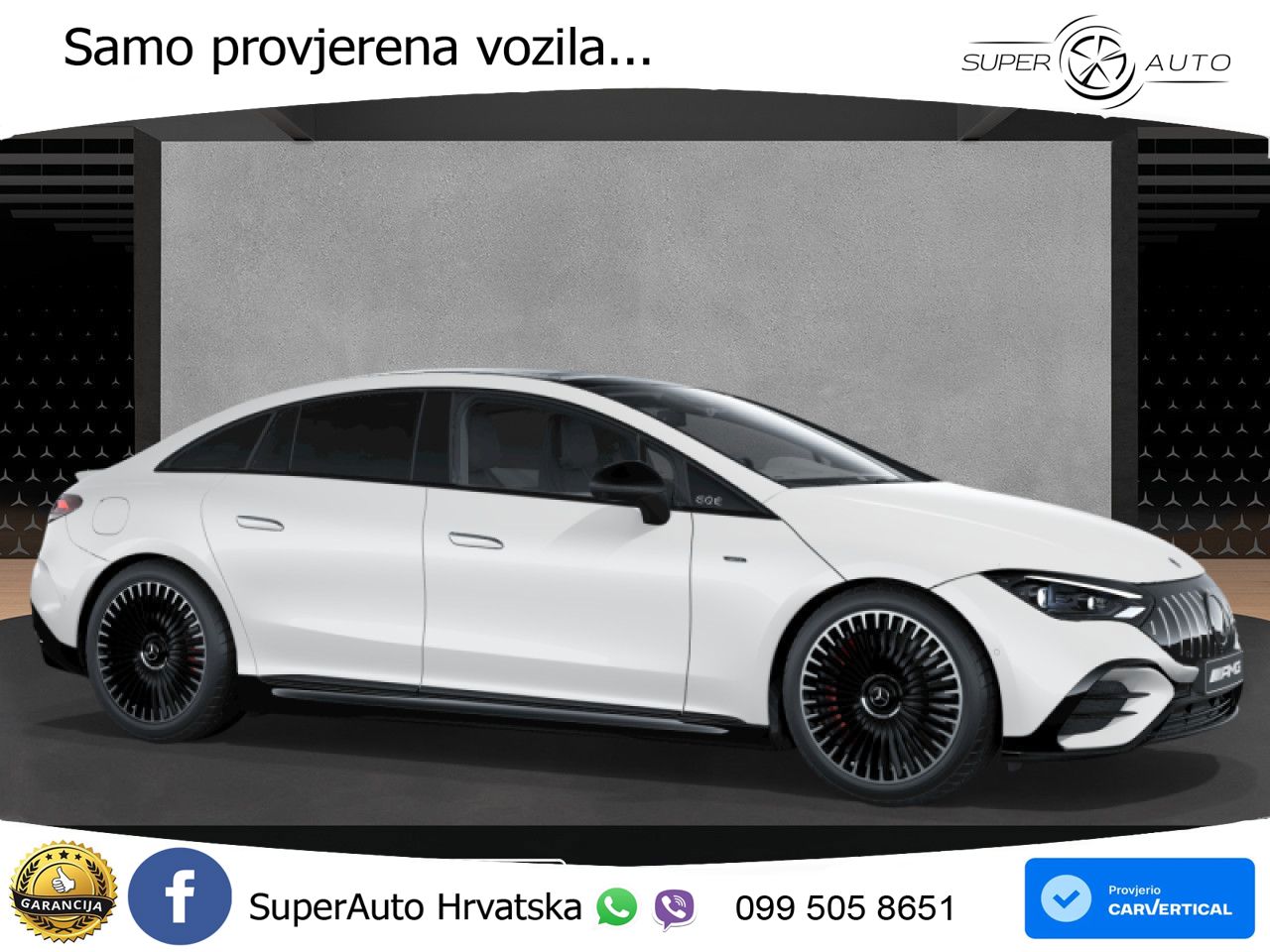 Mercedes EQE AMG 43 100 kWh (476 KS) 4MATIC LED+GR SJED+ACC