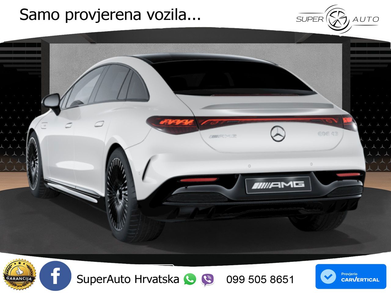 Mercedes EQE AMG 43 100 kWh (476 KS) 4MATIC LED+GR SJED+ACC
