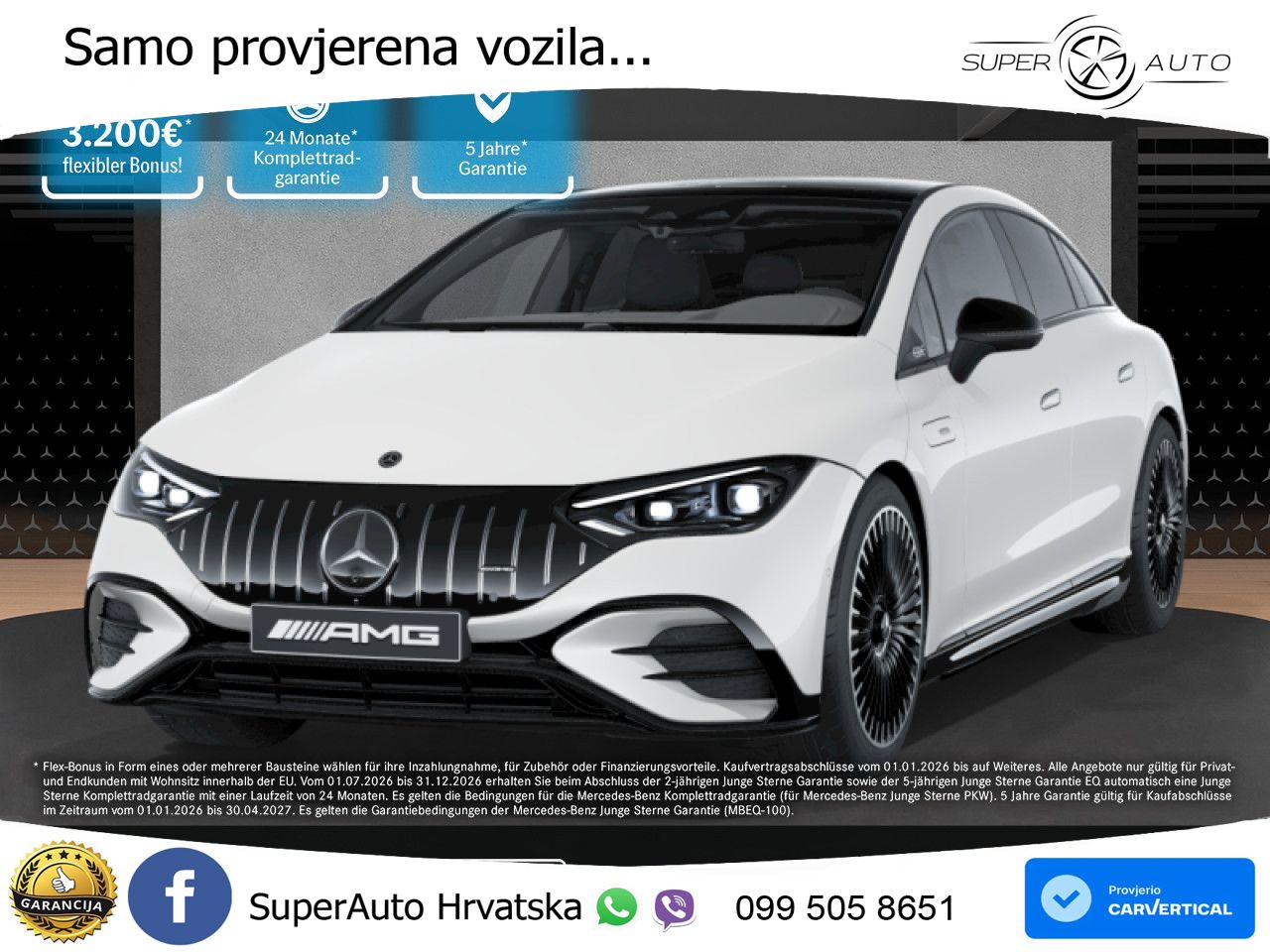 Mercedes EQE AMG 43 100 kWh (476 KS) 4MATIC LED+GR SJED+ACC